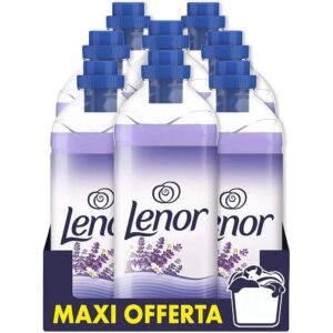 Flacone di ammorbidente Lenor nella fragranza Lavanda e Camomilla.