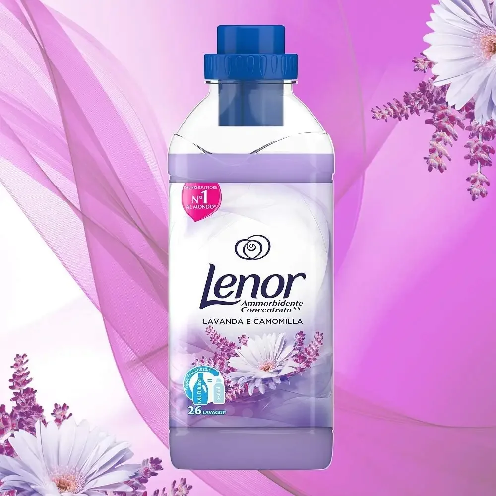 Lenor Ammorbidente Lavanda e Camomilla - Morbidezza Duratura - Profumo Rilassante e Avvolgente - Freschezza per Tutti i Tuoi Capi – Ogni Bottglia 40 Lavaggi - immagine 2