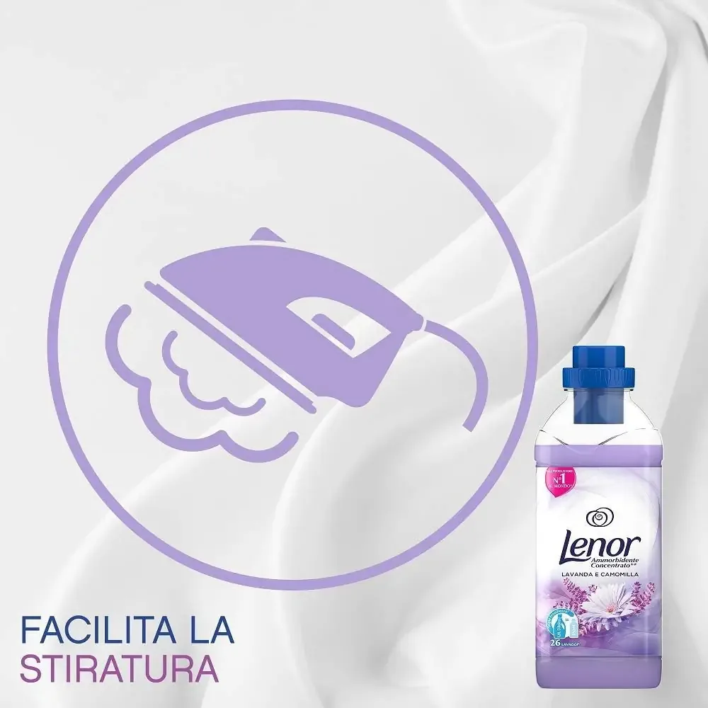 Lenor Ammorbidente Lavanda e Camomilla - Morbidezza Duratura - Profumo Rilassante e Avvolgente - Freschezza per Tutti i Tuoi Capi – Ogni Bottglia 40 Lavaggi - immagine 3