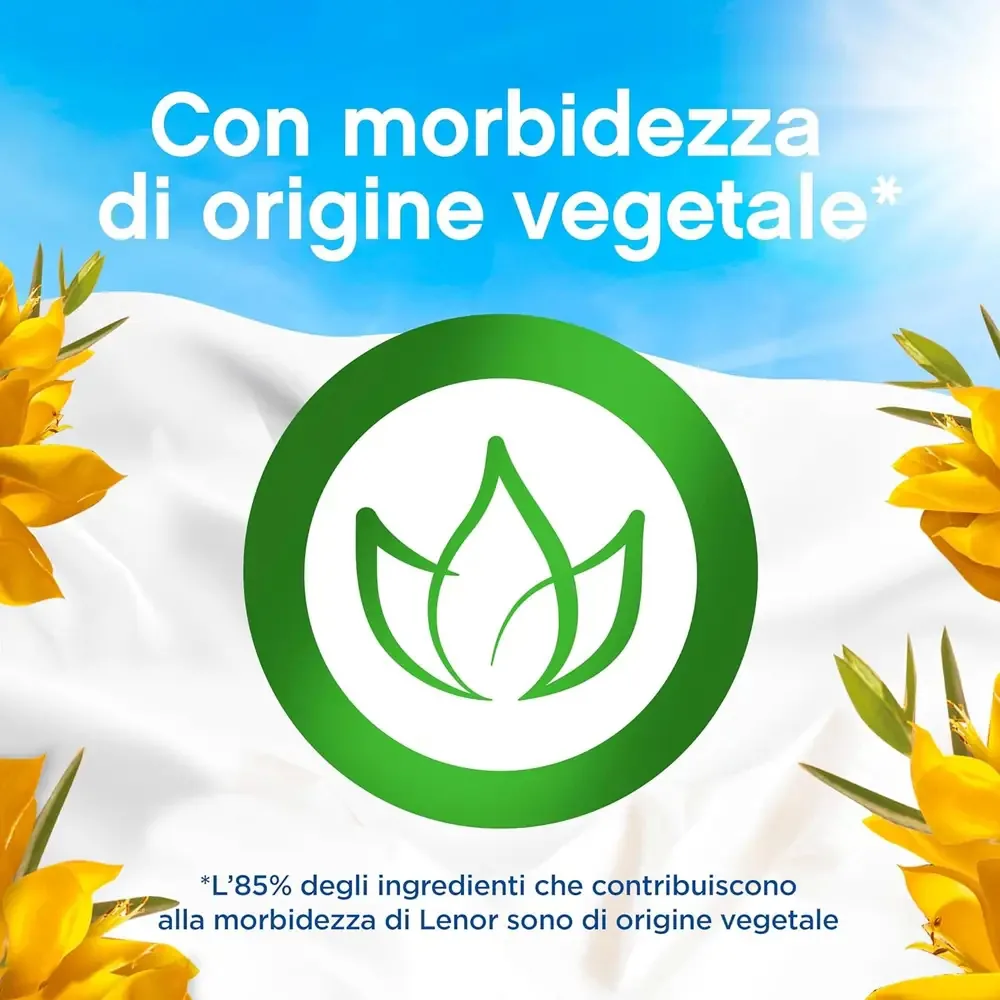Lenor Ammorbidente Panarea - Ispirazione Mediterranea - Freschezza Marina Intensa - Morbidezza Premium - 40 Lavaggi - immagine 3