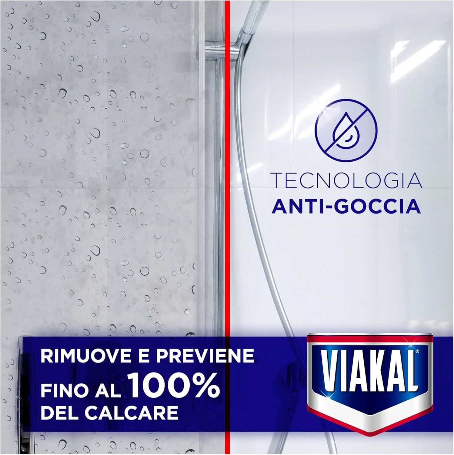 Viakal Spray Anticalcare Regolare - Scioglie il Calcare - Azione Anti-Ritorno - Brillantezza Immediata - Ideale per Docce e Rubinetteria - immagine 5