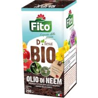 Confezione di Olio di Neem Fito per la cura naturale delle piante da interno ed esterno.