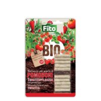 Confezione di bastoncini di concime biologico Fito specifico per piante di pomodoro.