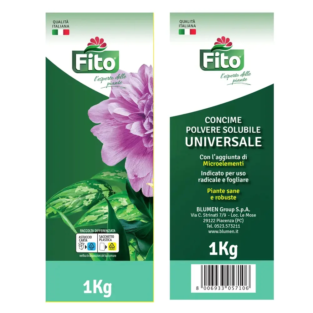 Fito Concime in Polvere Universale - Nutrimento Bilanciato per Tutte le Piante - Alta Solubilità - Risultati Rapidi e Professionali - immagine 2