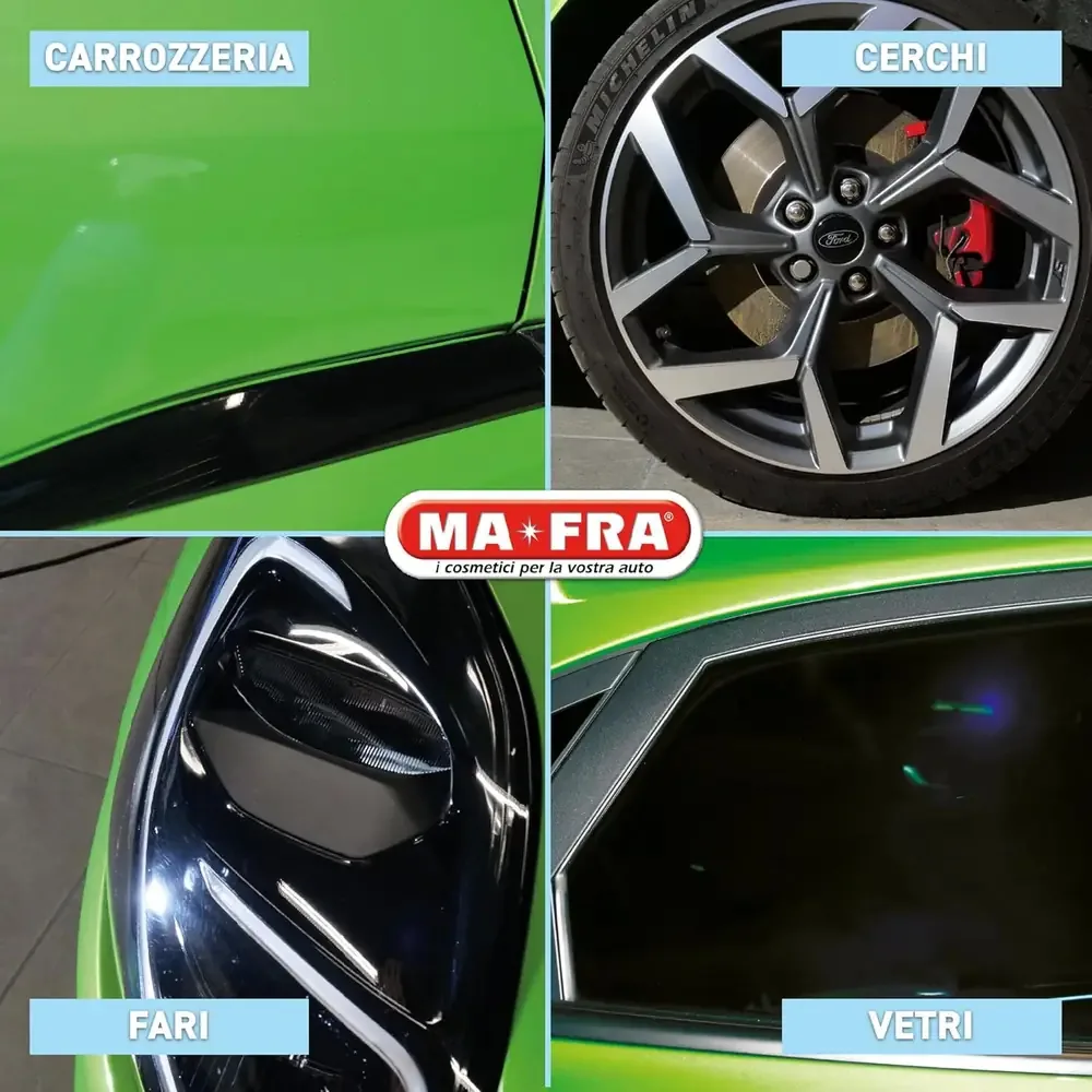 MA-FRA Waterless 750ml - Lavaggio Auto Senza Acqua - Pulisce e Lucida in un Solo Gesto - Formula Antigraffio Ecologica - Protezione Carrozzeria - immagine 7