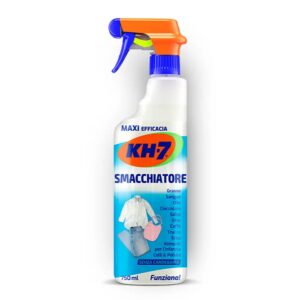 Flacone spray di KH-7 Smacchiatore specifico per macchie difficili su abbigliamento e biancheria.