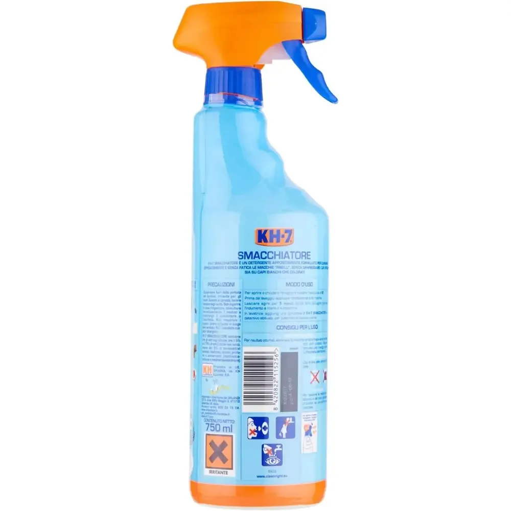 KH-7 Smacchiatore Professionale Spray - Potente Contro Grassi e Macchie Organiche - Sicuro sui Colori - Senza Candeggina - 750ml - immagine 3