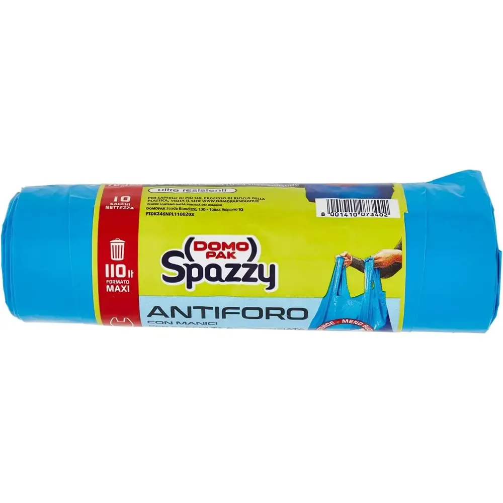 Domopak Spazzy Sacchi Nettezza - Ultra Resistenti con Sistema Antigoccia - Formato Casa 339.4g - Alta Qualità e Tenuta Sicura - immagine 5