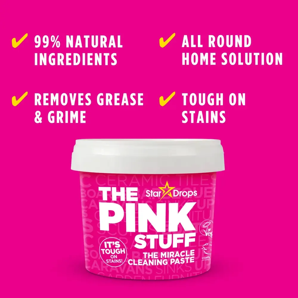 The Pink Stuff Scrubber Kit – Spazzola Elettrica per Pulizie – Include 4 Testine Intercambiabili – Rimuove lo Sporco Ostinato Senza Fatica – Ideale per Casa e Fuga - immagine 3
