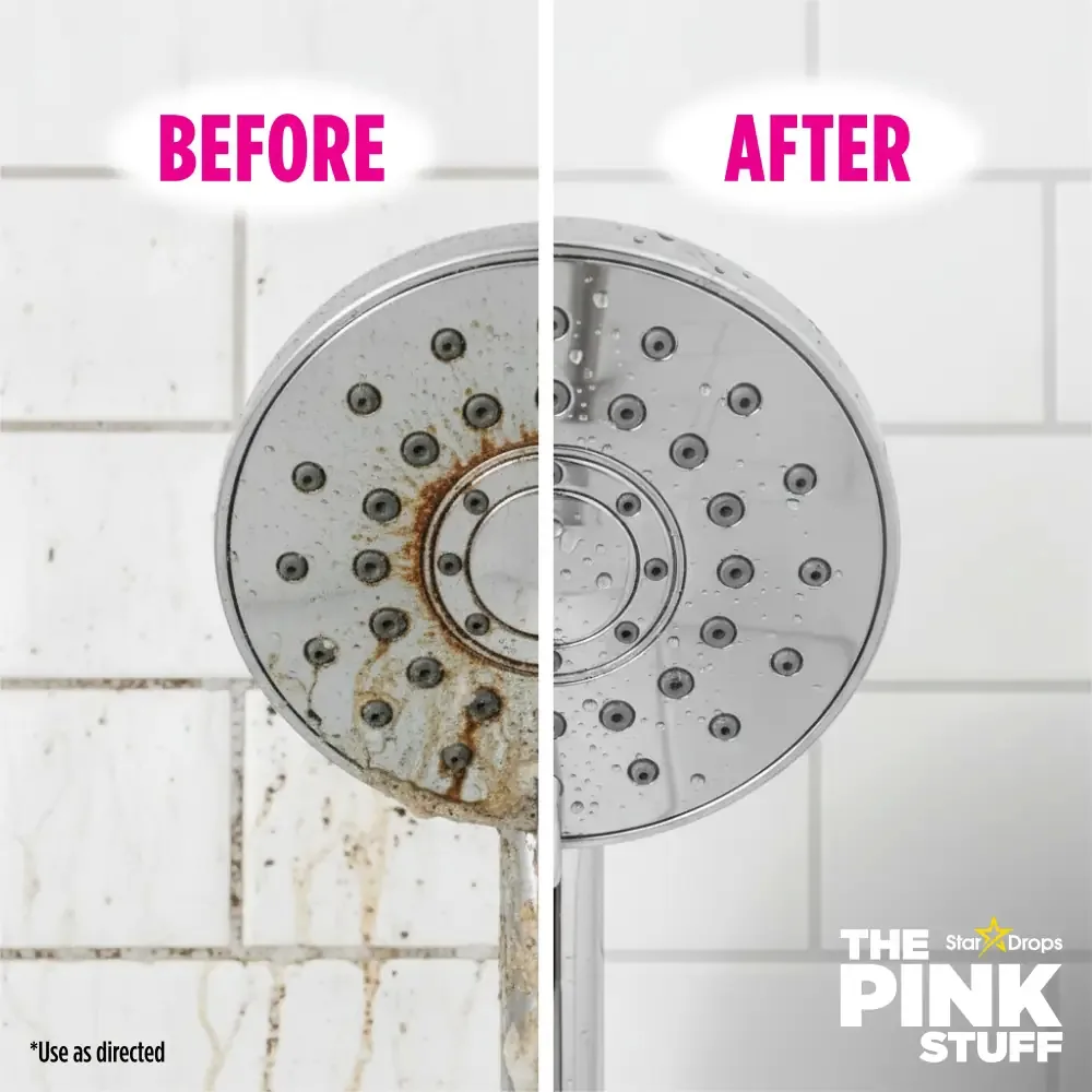 The Pink Stuff Scrubber Kit – Spazzola Elettrica per Pulizie – Include 4 Testine Intercambiabili – Rimuove lo Sporco Ostinato Senza Fatica – Ideale per Casa e Fuga - immagine 5