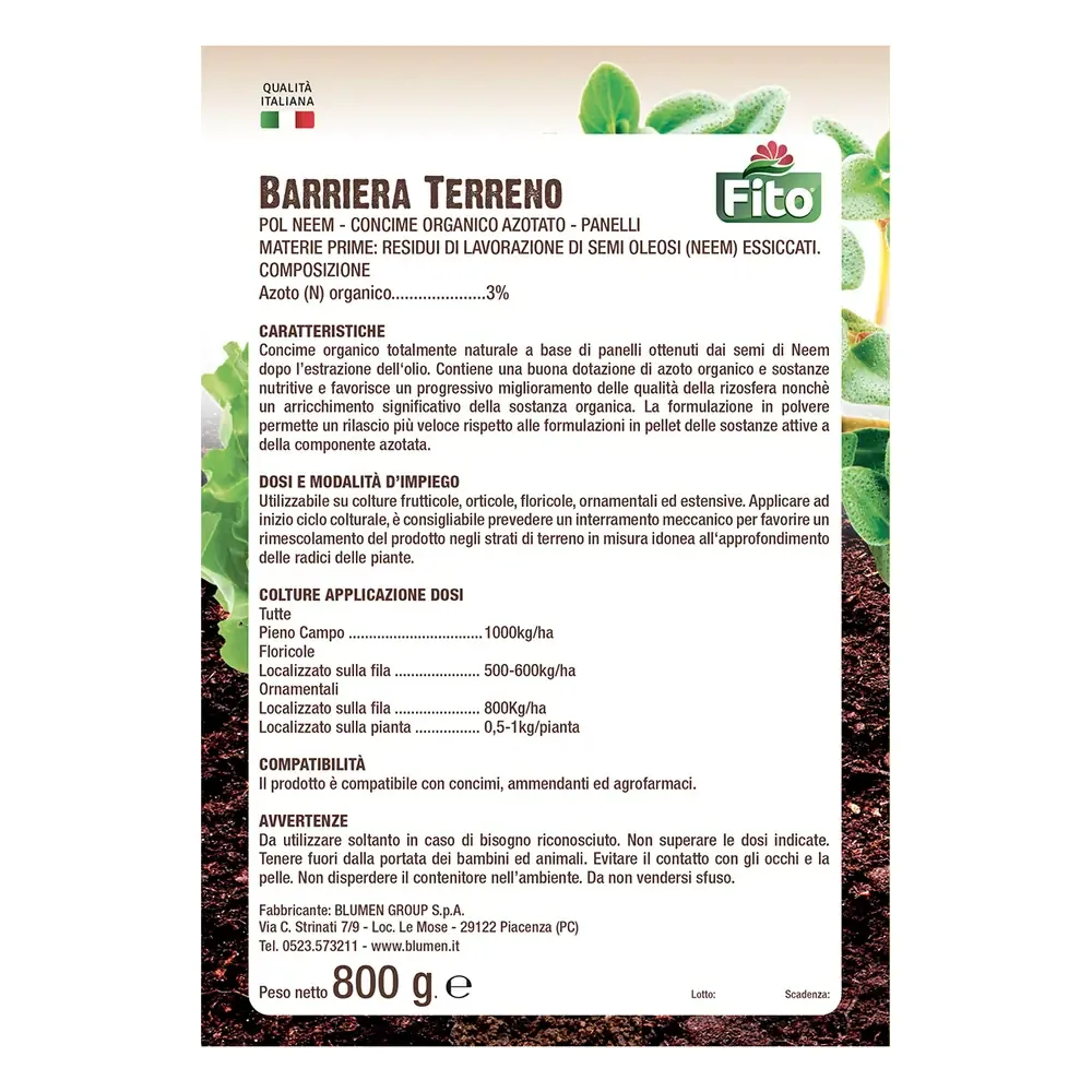 Fito – Barriera Terreno – 800 Gr - immagine 2