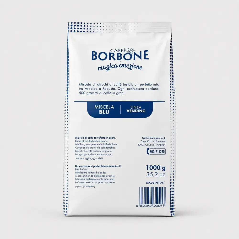 Caffè Borbone Grani Miscela Blu – Caffè Espresso – Gusto Intenso e Aromatico - immagine 3