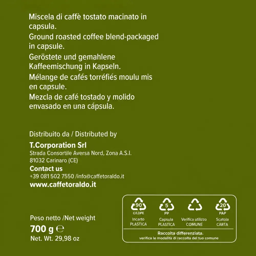 Caffè Toraldo Capsule Compatibili Caffitaly – Miscela Cremosa dal Gusto Intenso e Avvolgente - immagine 5