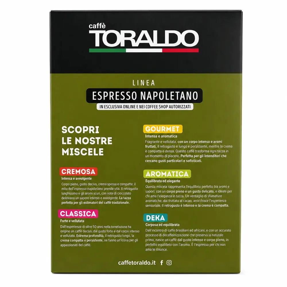 Caffè Toraldo Miscela Classica Capsule Compatibili Caffitaly – Espresso Tradizionale dal Gusto Bilanciato e Intenso - immagine 3