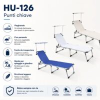 Set Lettini Prendisole – 2 Blu - 1 Ecru – 1 Bianco - immagine 2