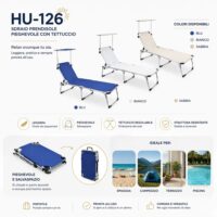 Set Lettini Prendisole – 2 Blu - 1 Ecru – 1 Bianco - immagine 3
