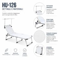 Set Lettini Prendisole – 2 Blu - 1 Ecru – 1 Bianco - immagine 4