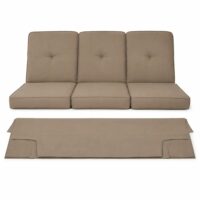 Set Cuscini e Telo – Elegante Colore Dark Ecrù