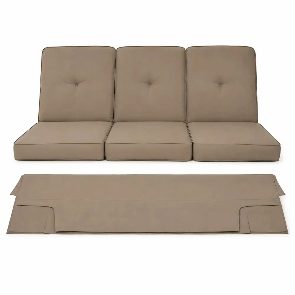 Set Cuscini e Telo – Elegante Colore Dark Ecrù - immagine 1
