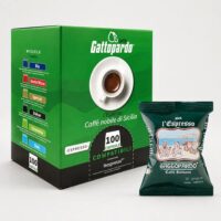 Caffè Toda Gattopardo – Capsule Compatibili Nespresso – Miscela Decaffeinata dal Gusto Pieno e Delicato