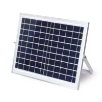 Ventilatore Pavimento 37cm Ricaricabile + Pannello Solare | 15W Off-Grid - immagine 3