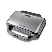 Tostiera Eurolamp 900W per 2 Toast | Piastre Grill Rimovibili Antiaderenti