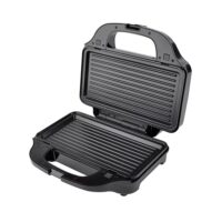 Tostiera Eurolamp 900W per 2 Toast | Piastre Grill Rimovibili Antiaderenti - immagine 2