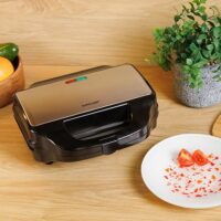 Tostiera Eurolamp 900W per 2 Toast | Piastre Grill Rimovibili Antiaderenti - immagine 5