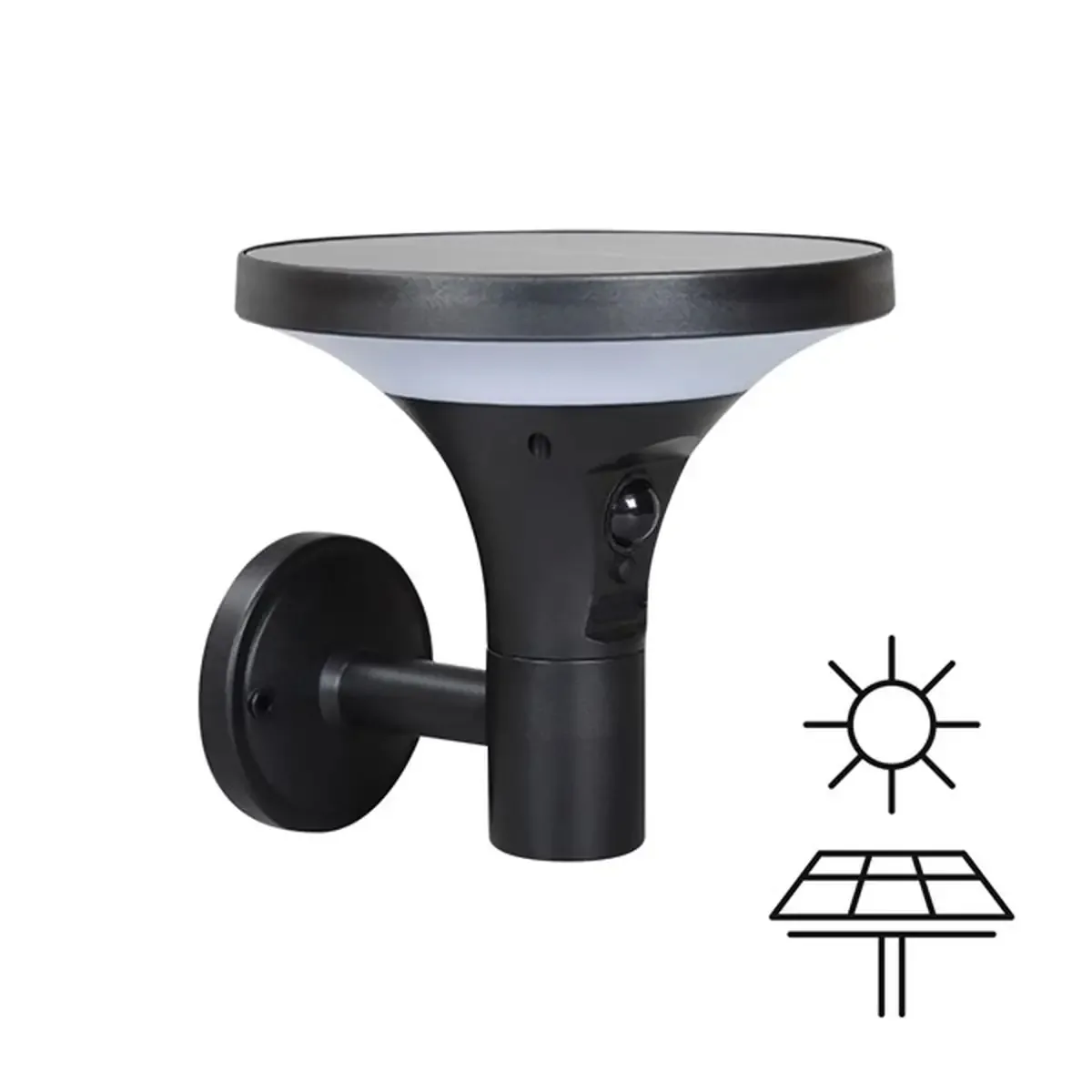 22936-jpg.webp Applique Solare LED 500Lm con Sensore Movimento | 3CCT IP44 – Design Moderno - immagine 1