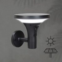 Applique Solare LED 500Lm con Sensore Movimento | 3CCT IP44 – Design Moderno - immagine 2