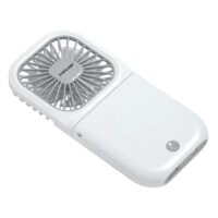 Ventilatore Portatile da Collo e Mano Eurolamp | 3 Velocità, Pieghevole, 2500mAh