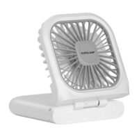 Ventilatore Portatile da Collo e Mano Eurolamp | 3 Velocità, Pieghevole, 2500mAh - immagine 4