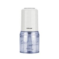 Multi-tritatutto elettrico bianco Eurolamp 400W con contenitore da 500ml e doppie lame in acciaio inox.