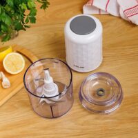 Multicutter Eurolamp 400W | Tritatutto 500ml, 2 Lame Doppie, 2 Velocità – Bianco - immagine 4
