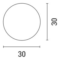 Sfera in PMMA Eurolamp Ø30cm | Attacco E27, IP65, Resistente agli Urti IK07 - immagine 3