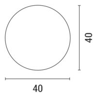 Sfera in PMMA Eurolamp Ø40cm | Attacco E27, IP65, Resistente agli Urti IK07 - immagine 3