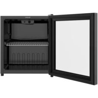 Frigo Bevande Eurolamp 49L | Mini Frigo Nero, LED, Porta Reversibile, Garanzia 10 anni (Compressore) - immagine 2