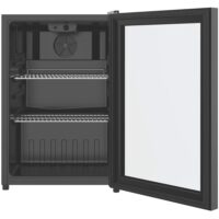 Frigo Bevande Eurolamp 69L | Mini Frigo Nero, LED, Porta Reversibile, Garanzia 10 anni (Compressore) - immagine 2