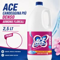 Ace Candeggina Più Denso 2.5L | 6 Bottiglie – Armonie Floreali, Azione Igienizzante Profonda, Extra Viscosità, Formula Igienizzante - immagine 7