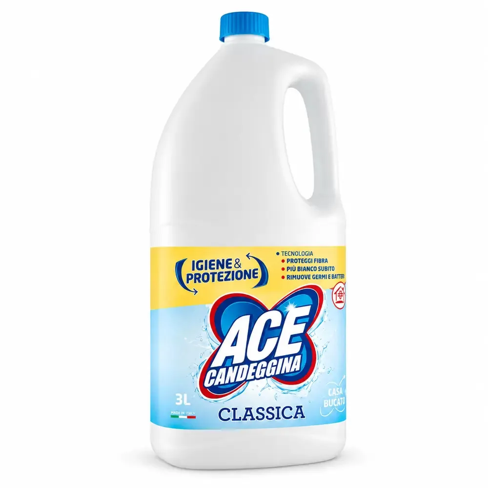 Multipacco 6x Ace Candeggina Classica 3L | Maxi Formato, Igiene Profonda Casa e Bucato, Convenienza Professionale - immagine 2