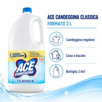 Multipacco 6x Ace Candeggina Classica 3L | Maxi Formato, Igiene Profonda Casa e Bucato, Convenienza Professionale - immagine 5