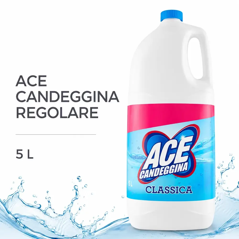 Multipacco 2x Ace Candeggina Classica 5L | Maxi Formato, Igiene Profonda Casa e Bucato, Convenienza Professionale - immagine 6