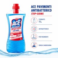 Multipacco 8x Ace Pavimenti Disinfettante 1L | Igiene Profonda, Elimina Germi e Batteri, Asciugatura Rapida, Freschezza Lunga Durata - immagine 5