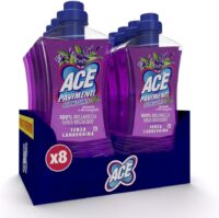 Multipacco 8x Ace Pavimenti Lavanda | Igienizzante con Oli Essenziali, Azione Profonda, Profumo Persistente, Formato Scorta