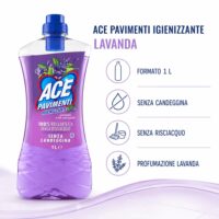 Multipacco 8x Ace Pavimenti Lavanda | Igienizzante con Oli Essenziali, Azione Profonda, Profumo Persistente, Formato Scorta - immagine 5