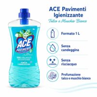 Multipacco 8x Ace Pavimenti Talco e Muschio | Igienizzante Delicato, Azione Profonda, Profumo Avvolgente, Formato Scorta - immagine 5
