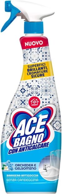 Multipacco 10x Ace Spray Bagno Orchidea e Gelsomino | Igienizzante Anti-Calcare, Brillantante, Profumazione Intensa, Scorta Professionale - immagine 2