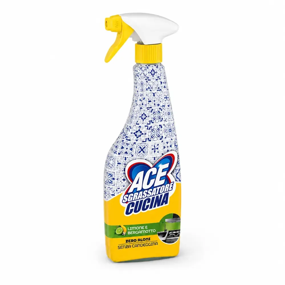 Multipacco 8x Ace Sgrassatore Universale | Potenza Anti-Grasso, Pulizia Profonda Cucina, Azione Rapida, Senza Aloni, Scorta 4.8 Litri - immagine 3