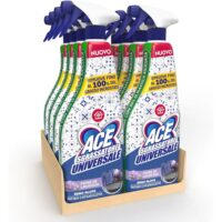 Multipacco da 8 flaconi Ace Sgrassatore + Anticalcare profumazione Orchidea e Gelsomino.
