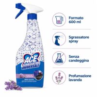 Multipacco 8x Ace Sgrassatore Anticalcare | Formula con Candeggina, Azione Profonda, Profumo Gelsomino, Brillantezza Specchiante - immagine 6